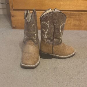 Old West Tan Leather Footwear